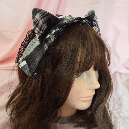 Patchwork Kitten Headdress