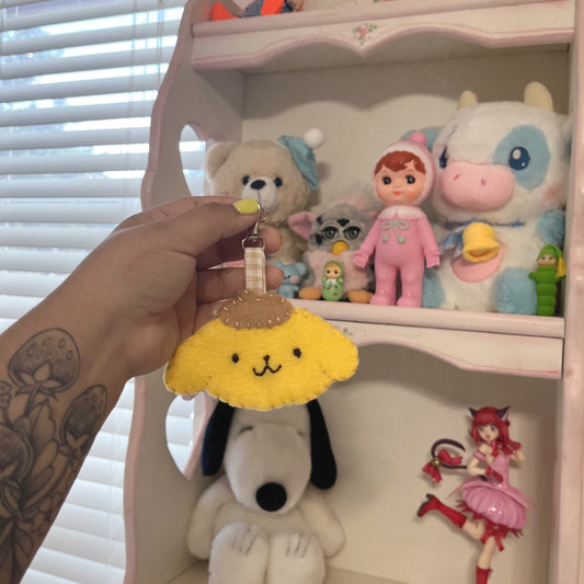Cutie Pudding Pup Keychain
