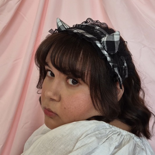 Patchwork Lil Devil Headdress