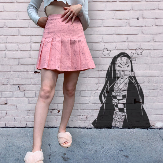 Nezuko Pleated Skirt