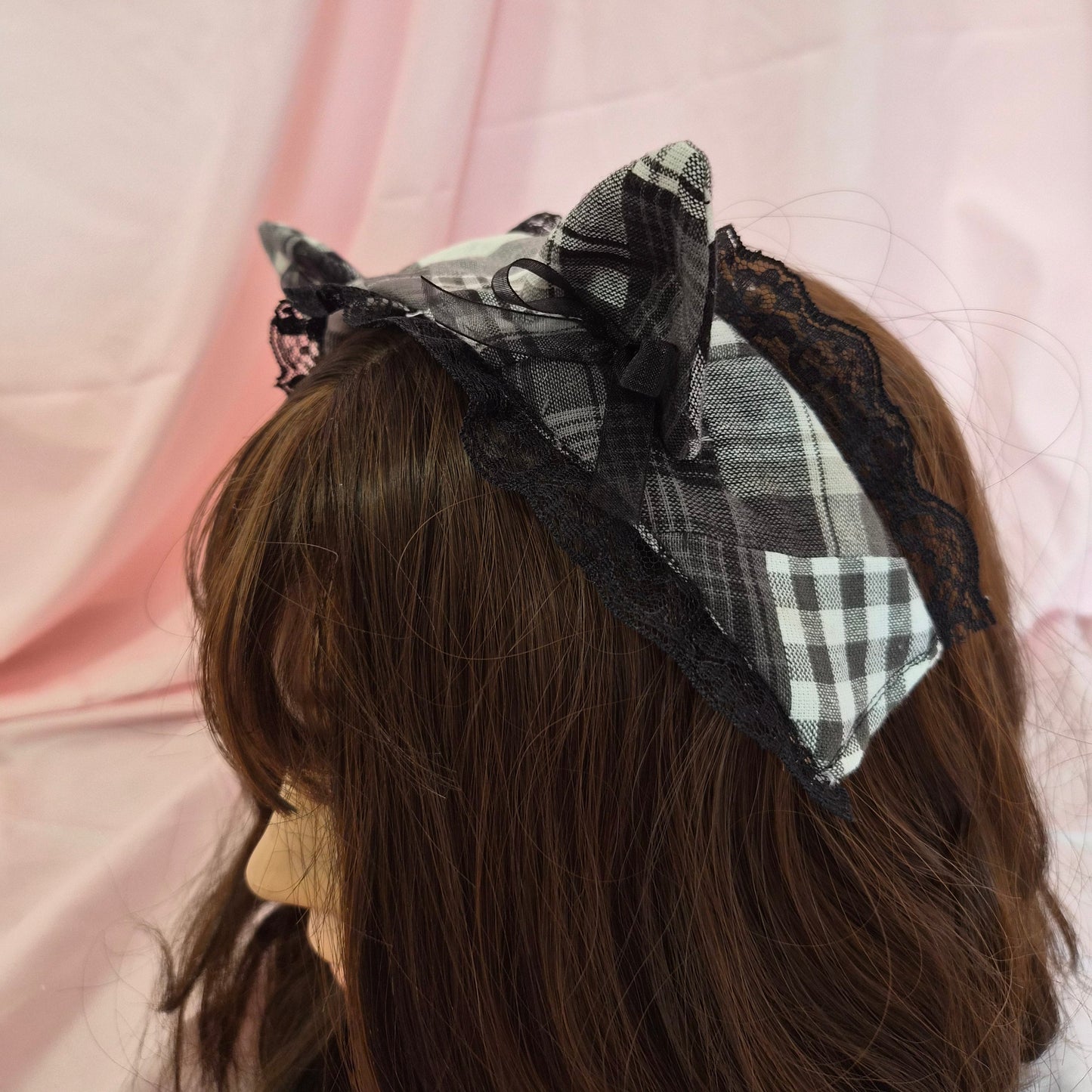 Patchwork Kitten Headdress